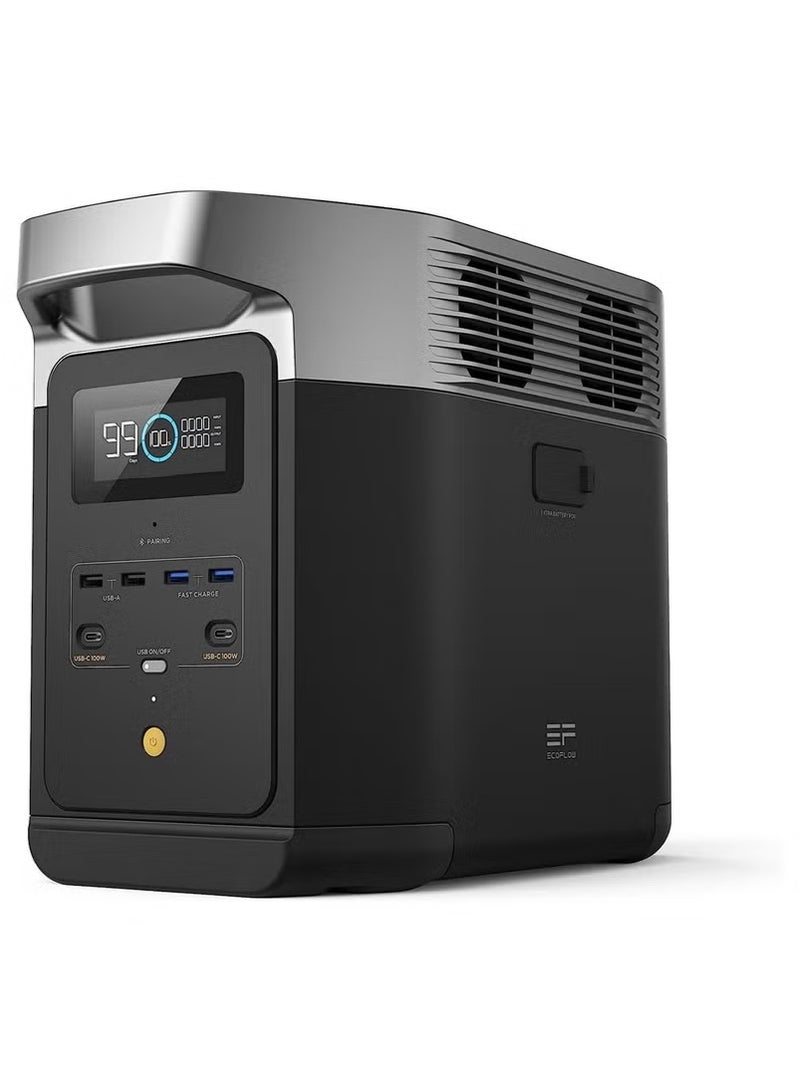 ECOFLOW EF ECOFLOW Portable Power Station DELTA 2, 1024Wh LiFePO4 (LFP) Battery, 1800W AC/100W USB-C Output, Solar Generator(Solar Panel Optional) for Home Backup Power, Camping & RVs - Image 1